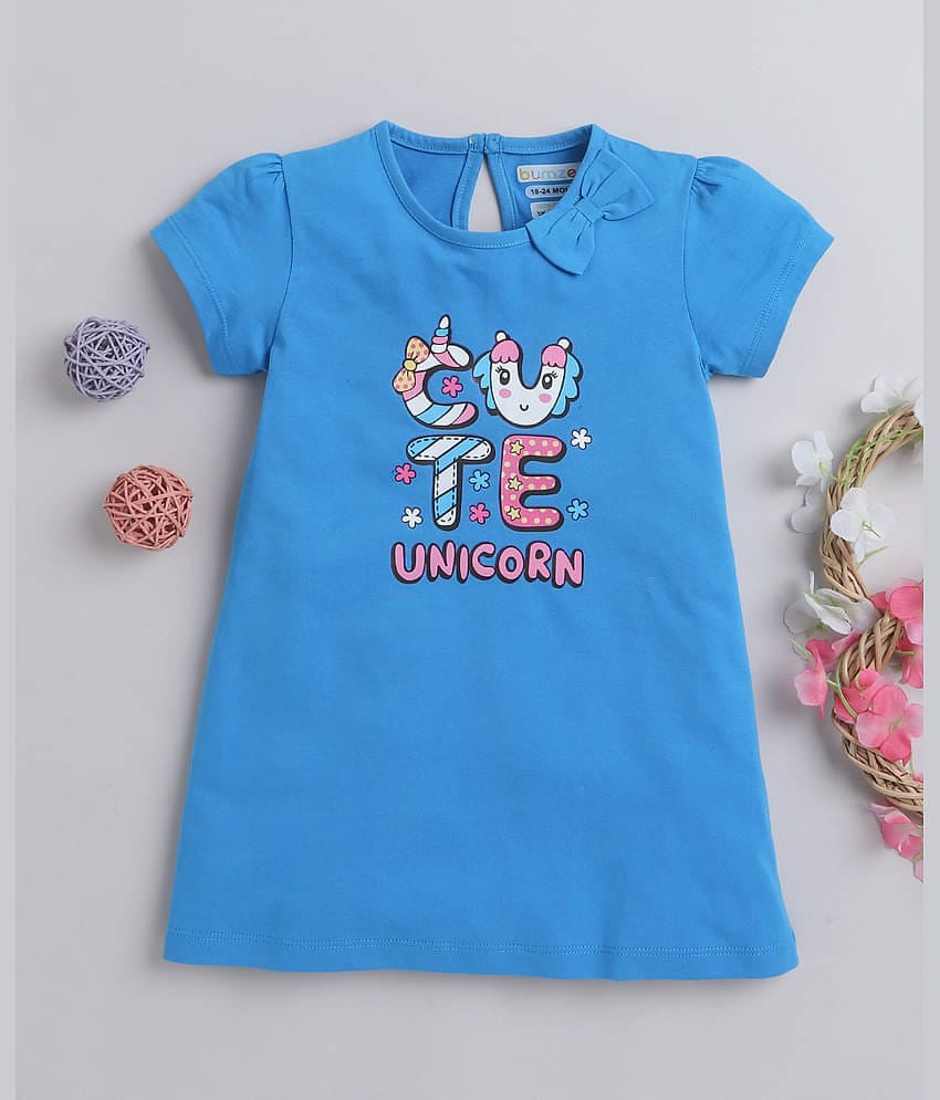 BUMZEE Pack of 1 Baby Girls Cotton Frock ( Pink )