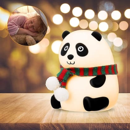 Cute Panda Night Light for Kids,Nursery Silicone Night Light PANDA NIGHT LAMP
