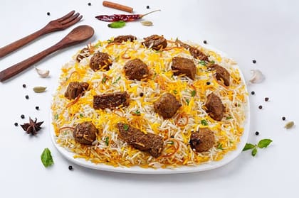 Lucknowi Mutton Kefta Biryani Serves 4