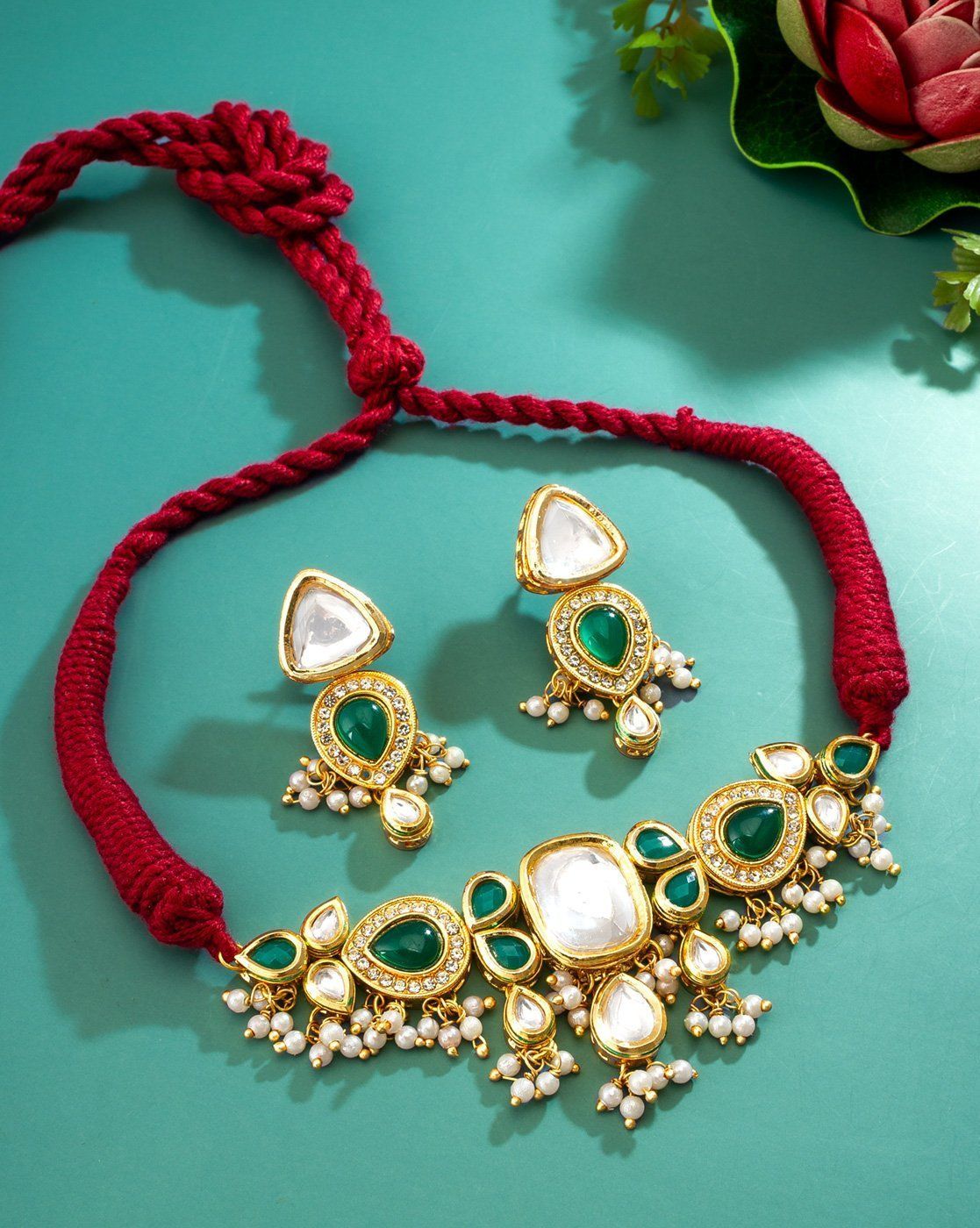 Morison Golden Essence Radiance Necklace Set Illuminate Your Look