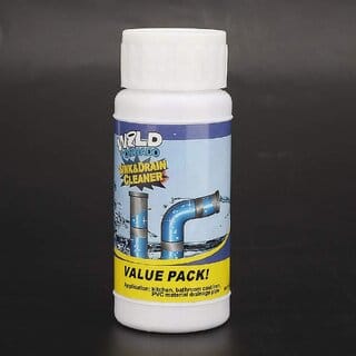 Pack of 1 Free Wild Sink Drain Cleaner PVC Cleaner Powder Drain Opener (110 g )
