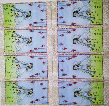 Decoupage Napkin / Tissue papers - 20cm*20cm - GT3154
