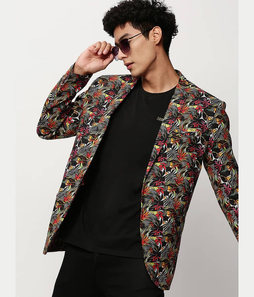 Showoff Cotton Men's Blazer - Black ( Pack of 1 )