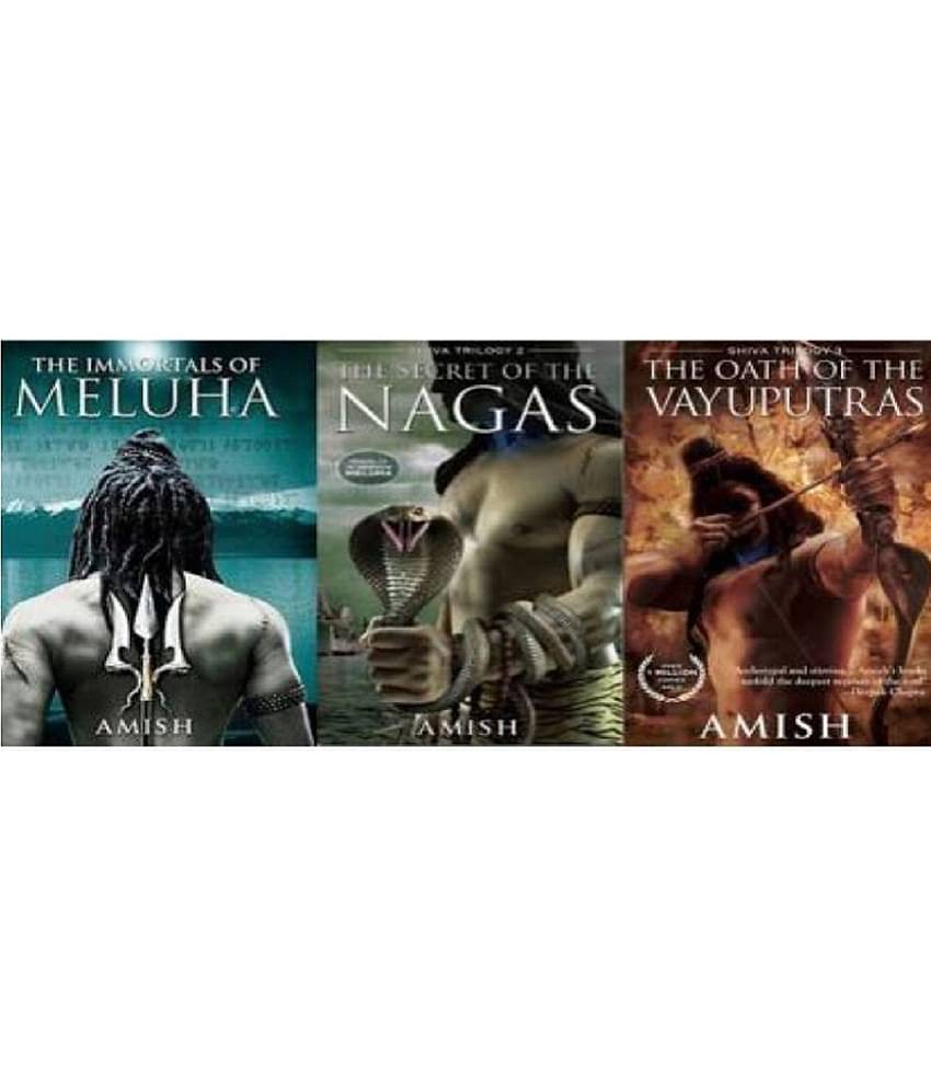 Shiva Trilogy: The Secret of the Nagas , The Immortals of Meluha And Vayuputras ( Set of 3 Books) (English, Paperback, Amish