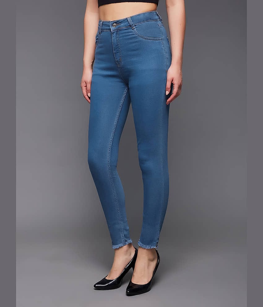 Miss Chase - Blue Denim Skinny Fit Women's Jeans ( Pack of 1 )