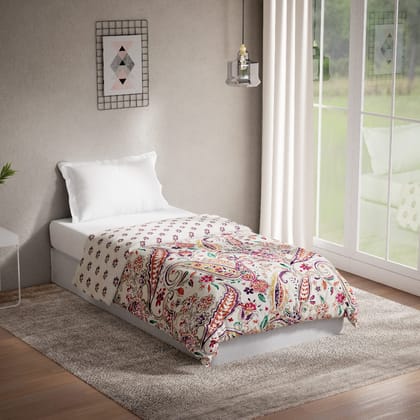 DDECOR - Optima Collection 100% Cotton Ethnic Pattern 136TC Single Quilt|152 CM X 229 CM| - Multi
