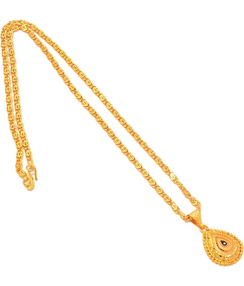 Jewarhaat - Golden Pendant ( Pack of 1 )