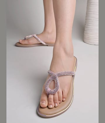 Stylestry Pink Women's Flats