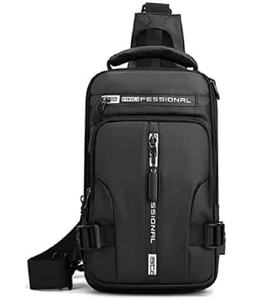 RAMDEV ENTERPRISE Bag Cross Back Nylon Black Pouch