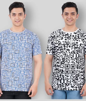 NOW OR NEVER Pack of 2 Cotton Blend Regular Fit Men's T-Shirt ( Green )