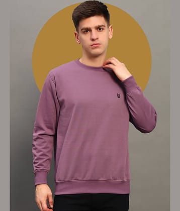 stelvin Cotton Blend Round Neck Men's Sweatshirt - Pink ( Pack of 1 )