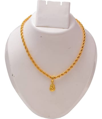 Jewar Mandi - Golden Pendant ( Pack of 1 )