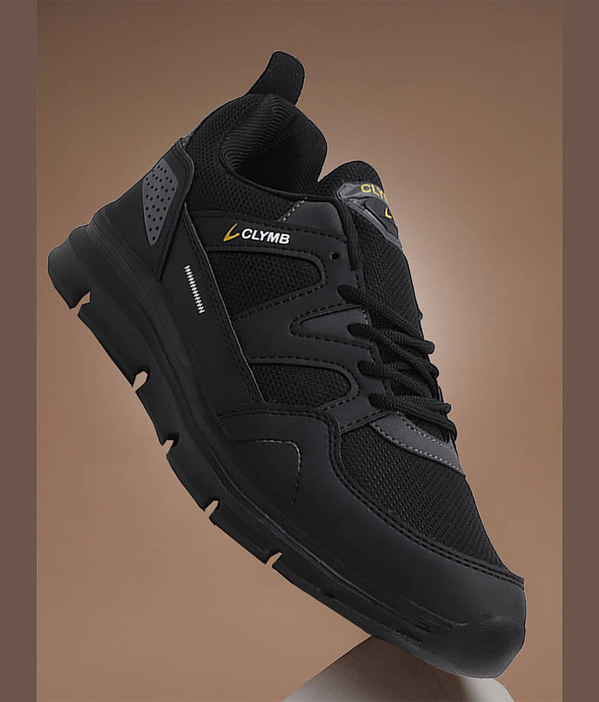 Clymb ZENTON-3 Black Black Men's Sports Running Shoes