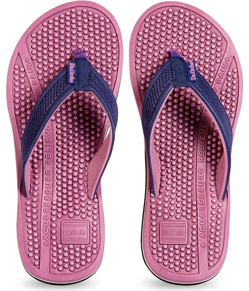 Dr.Ortho Slippers Lavender Women's Massage Flip Flop