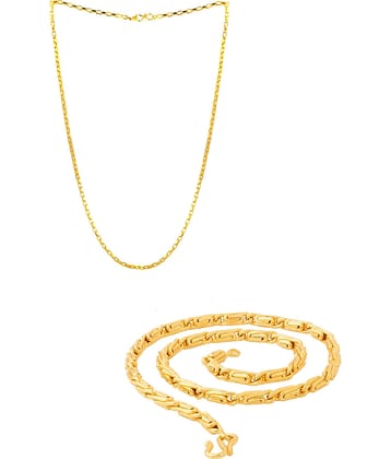 KRIMO Gold Plated Chain ( Set of 1 )