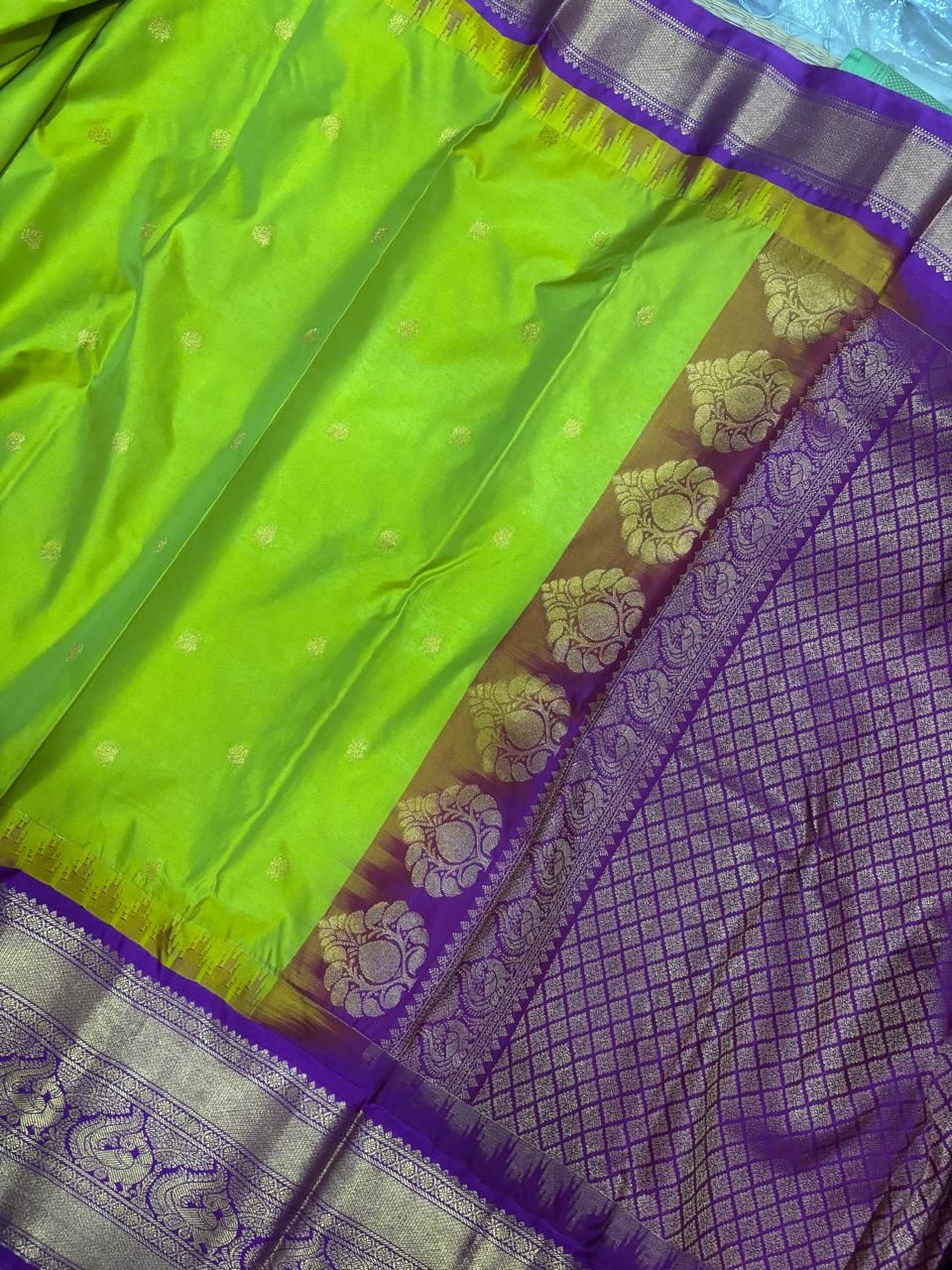 Semi Gadwal Silk Saree