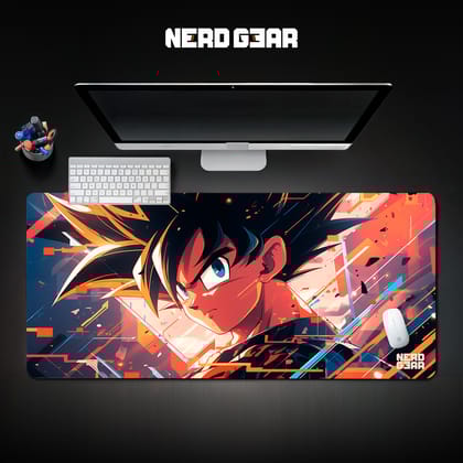 Goku Side Flare NerdMat-42 x 90 cm / Unstiched