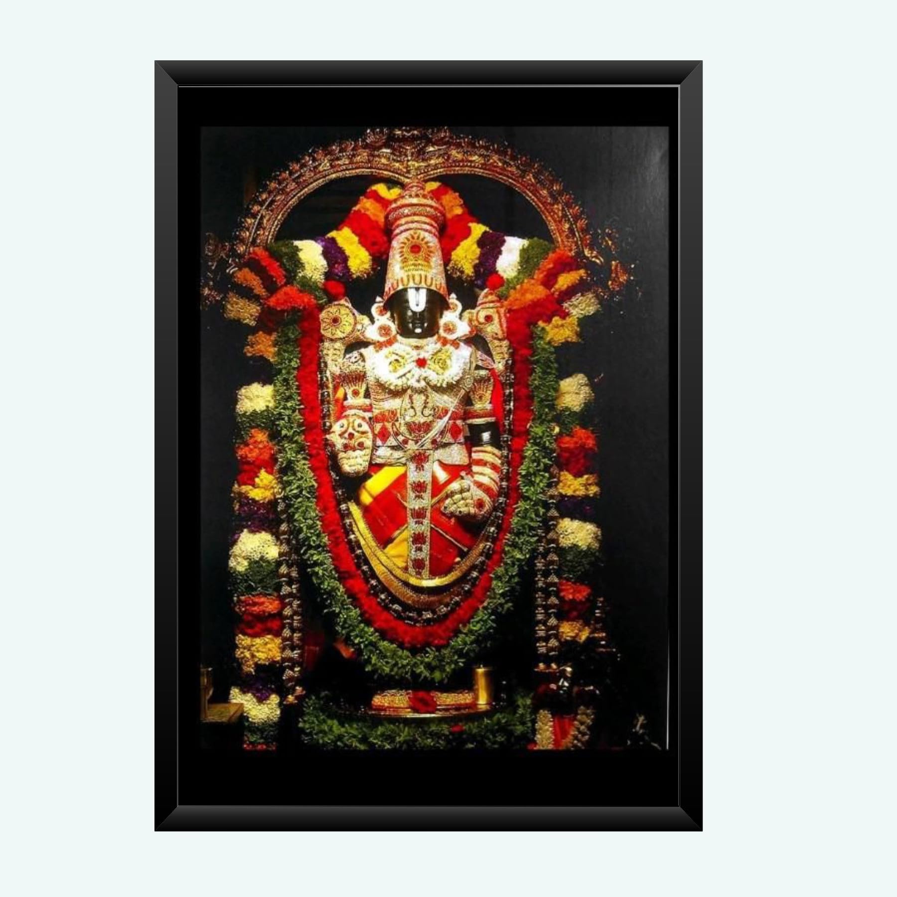 NOKKES tirupati blalaji Venkateswara tirupati blalaji Photo Frames Religious Photo frame 5X7 Inch Photo Frame_AQW25