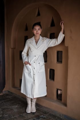 Copenhagen Trench Ecru-L