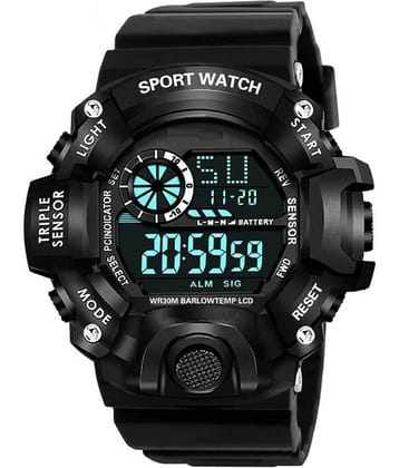 Hala - Black Dial Digital Boys Watch ( Pack of 1 )