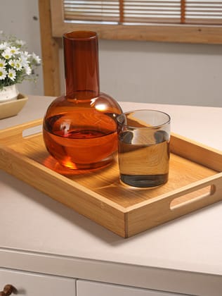 Stone & Sun Carafe Set-Amber