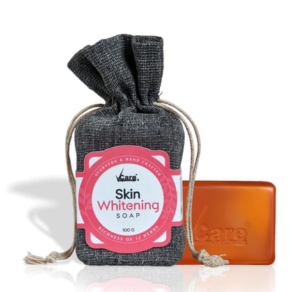 VCare Skin Whitening Soap with Richness of 12 Active Ingredients,100 gm