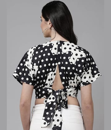 The Dry State Women's Rayon Crop Top ( Multicolor )