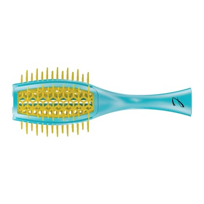 Janeke Turquoise & Yellow Tulip Brush (Pack of 4)