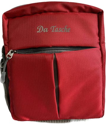 Da Tasche LW-SLING Polyester Red Passport Holder