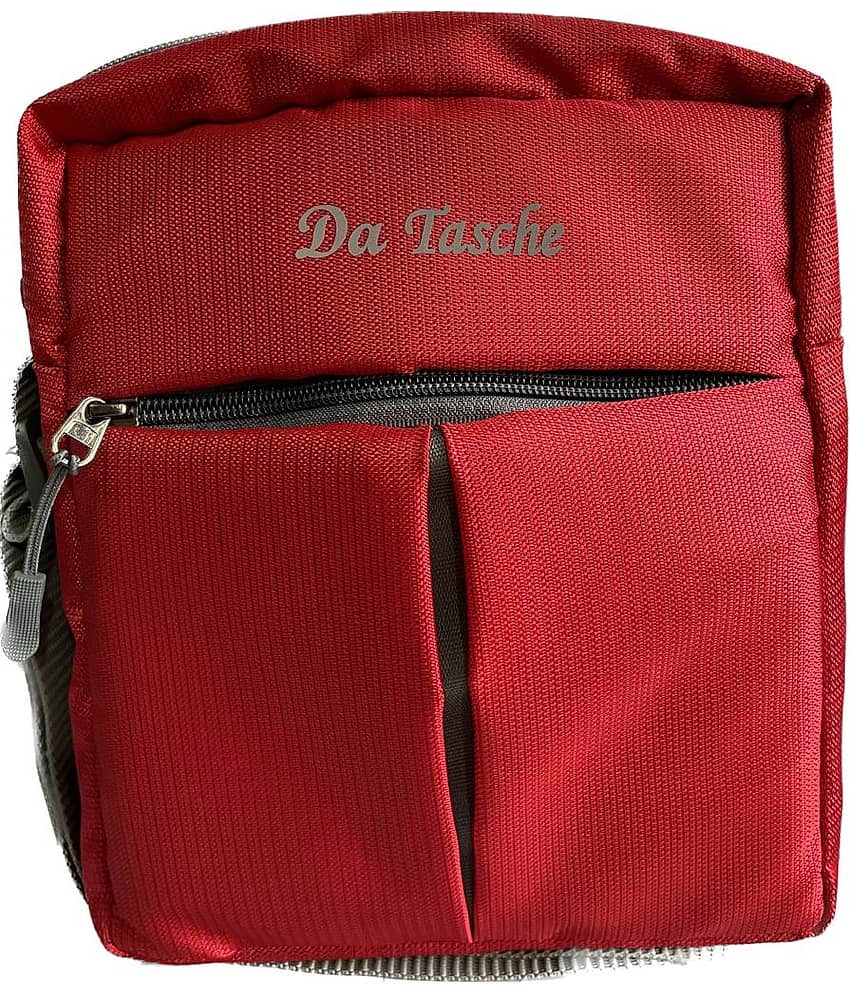 Da Tasche LW-SLING Polyester Red Passport Holder