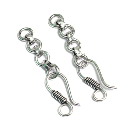 2 Inch AAA Quality German Silver Extender Chain With Hooks-5 Pcs [ Rs 15 / Piece ] / 2 Inch