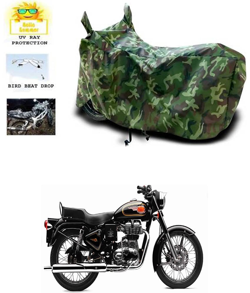 RONISH Bike Body Cover for Royal Enfield Bullet 350 ( Pack of 1 ) , Multicolour