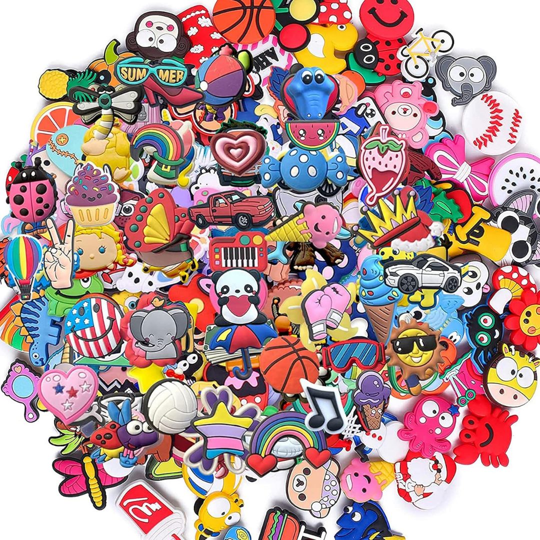Shoe Charms Pack of 10 (Assorted Designs)