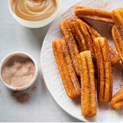 Melted sugar churros