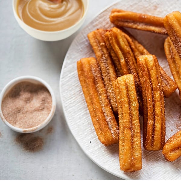 Melted sugar churros