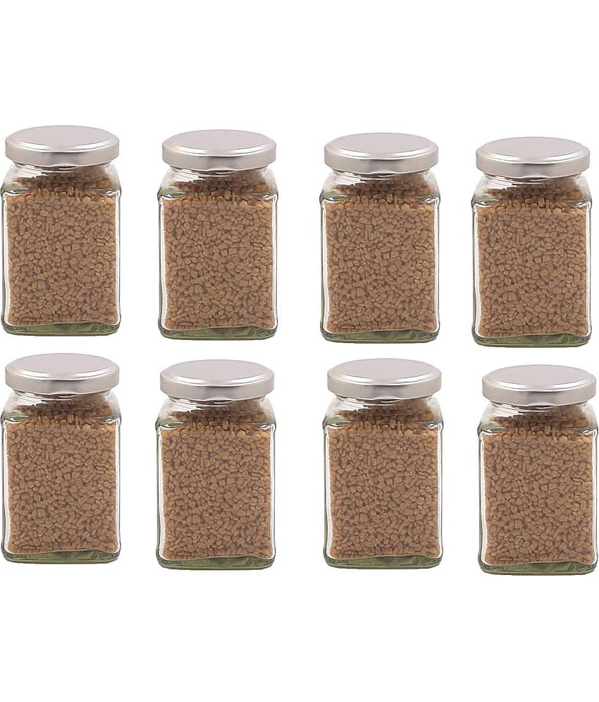 AFAST Airtight Storage  Glass Food Container Set of 8 250 mL