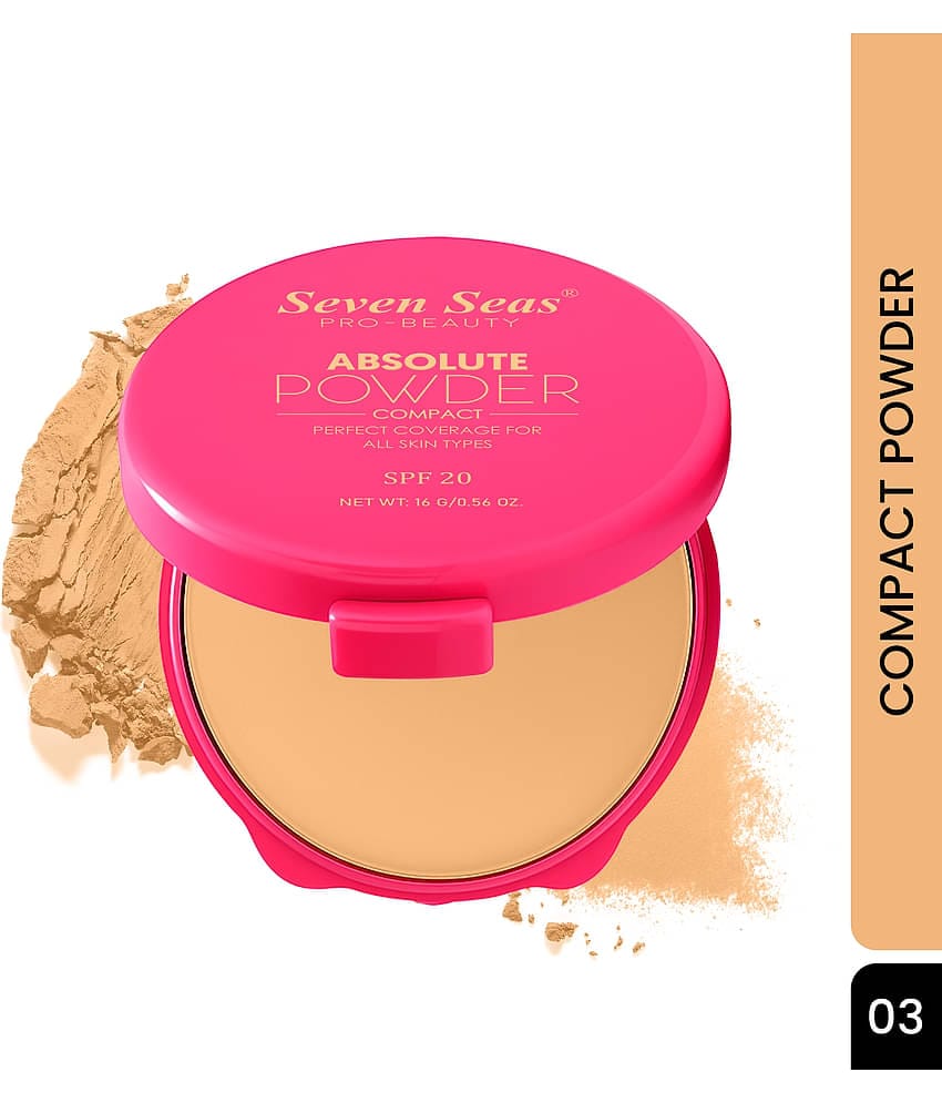 Seven Seas Absolute Compact Powder Pressed Powder Tan 16 g