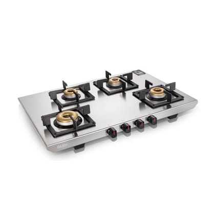4 Burner Ultra Tuff Stainless Steel PNG Gas Stove with Forged Brass Burner (CT1054UTSSPN)