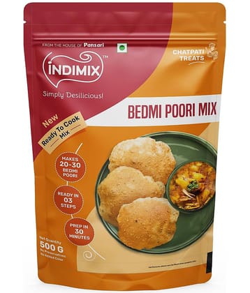 INDIMIX Ready to Cook Bedmi Puri 500 gm