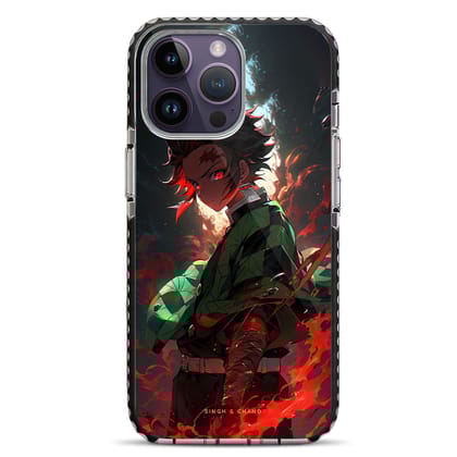 Tanjiro Demon Slayer Anime iPhone 14 Pro Stride Phone Case-Stride
