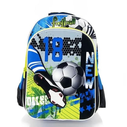Cute Design School Backpack for Kids-Football