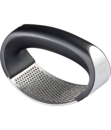 Poratble Stainless Steel Garlic Press Curved Multi-function Manual Garlic Grinder Home Kitchen Accessories