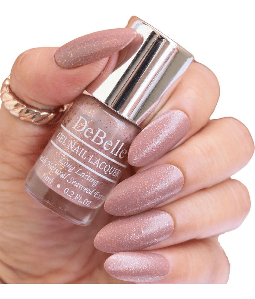DeBelle Angelic Saira Glitter Nail Polish 6 ( Pack of 1 )