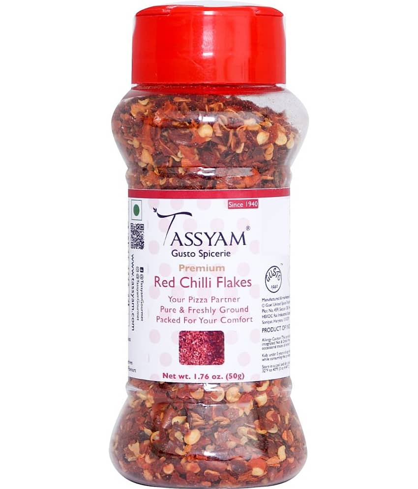 Tassyam Red Chili Flakes 50 gm