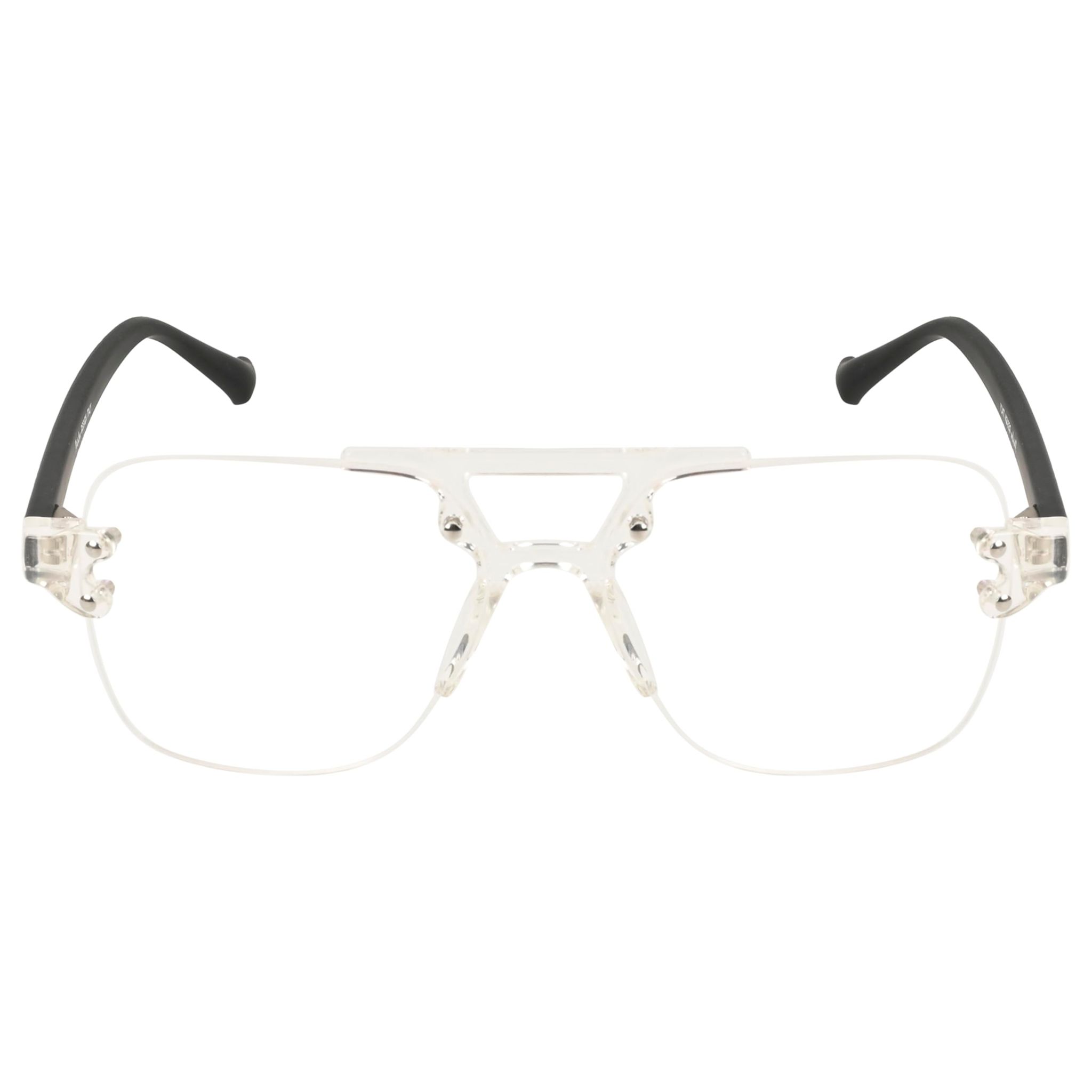 TERRY & CO | Zero Power Blue Cut Eyeglasses | Anti-Glare, UV Protection, Lightweight | For Gaming & Computer Use | Unisex | SHINE WHITE