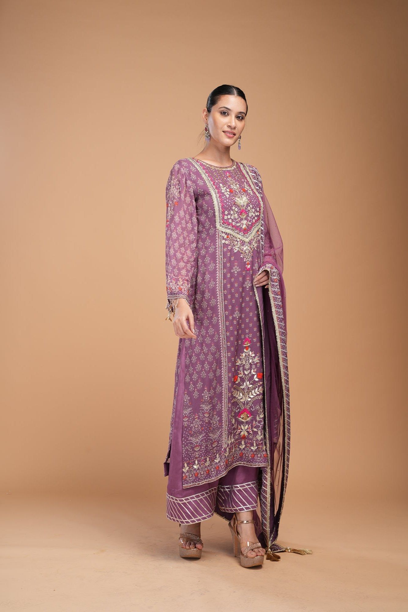 Lavender Kurta-XS