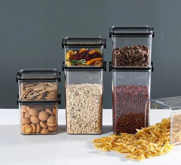 Air Tight Kitchen Storage Containers-8 Pcs - 700 ml