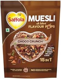 Saffola Choco Crunch Muesli 450 Gms