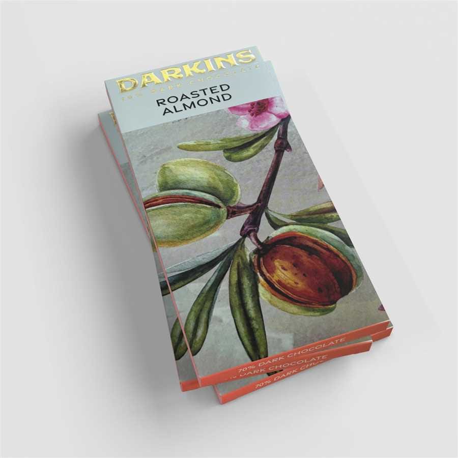 DC 70%DARK CHOCOLATE ROASTED ALMOND 50G