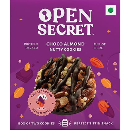Open Secret Choco Almond Nutty Cookies Tiffin Box, 25 gm